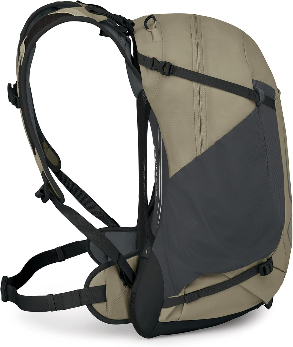 Osprey Hikelite 26L Durable Hiking Backpack - Travel Daypack with Rain Cover for Men and Women, Olive Tan
