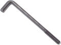 Hard to Find Fastener Hot Dip Galvanized Anchor Bolts, Sturdy Steel Anchors for Concrete, Cement, Asphalt in Construction, 1/2-13 x 16, Pack of 25