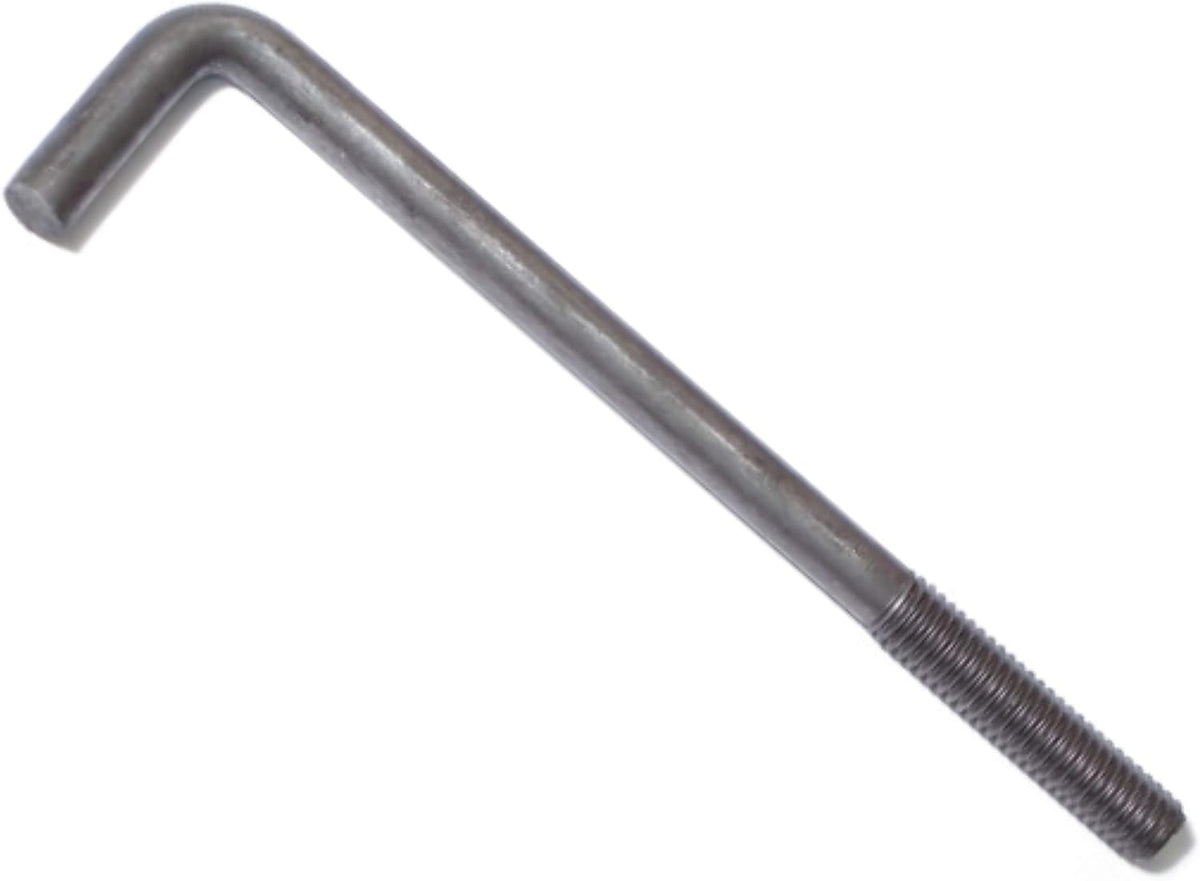 Hard to Find Fastener Hot Dip Galvanized Anchor Bolts, Sturdy Steel Anchors for Concrete, Cement, Asphalt in Construction, 1/2-13 x 16, Pack of 25