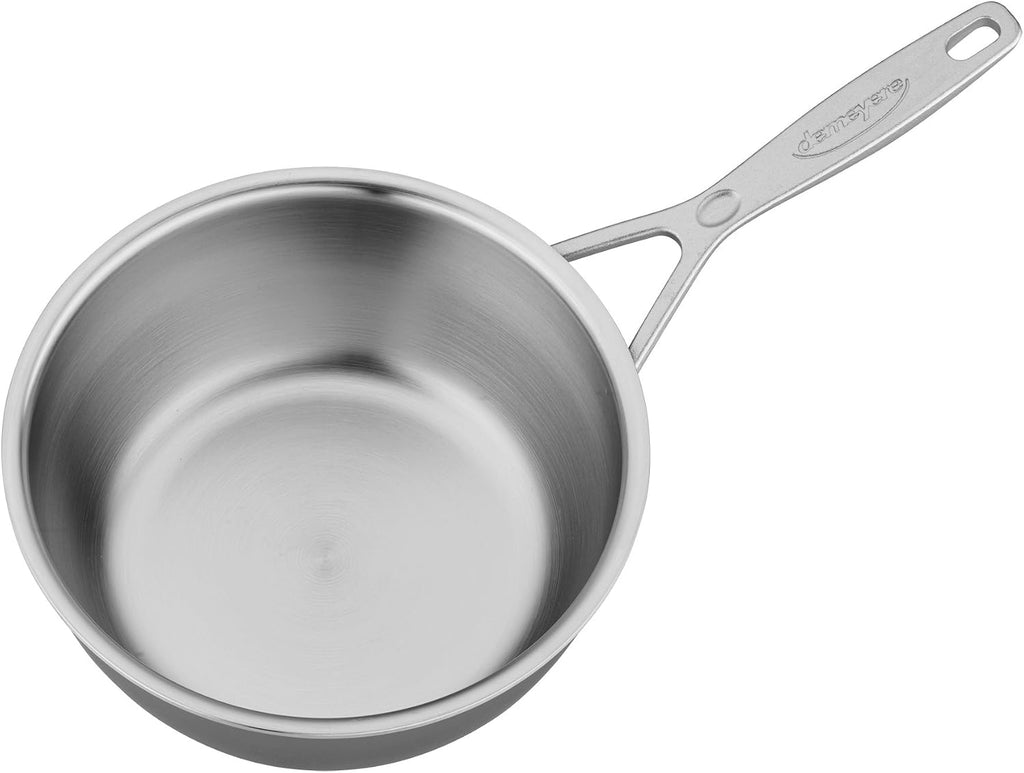 Demeyere Industry 5, 2-qt Stainless Steel Saucier, 5-Ply Construction, Compatible on all Stovetops, Made in Belgium