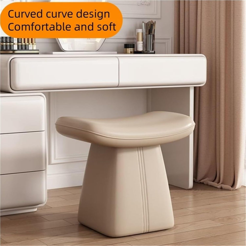 Footstool Comfortable Ottoman Stool Makeup Chair Vanity Stool Vanity Bench for Makeup Room Living Room,Living Room