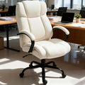 Hassyee Comfortable Design Executive Office Chair with Universal Wheels, Curved Backrest Design Home Office Table Chair with Adjustable Height