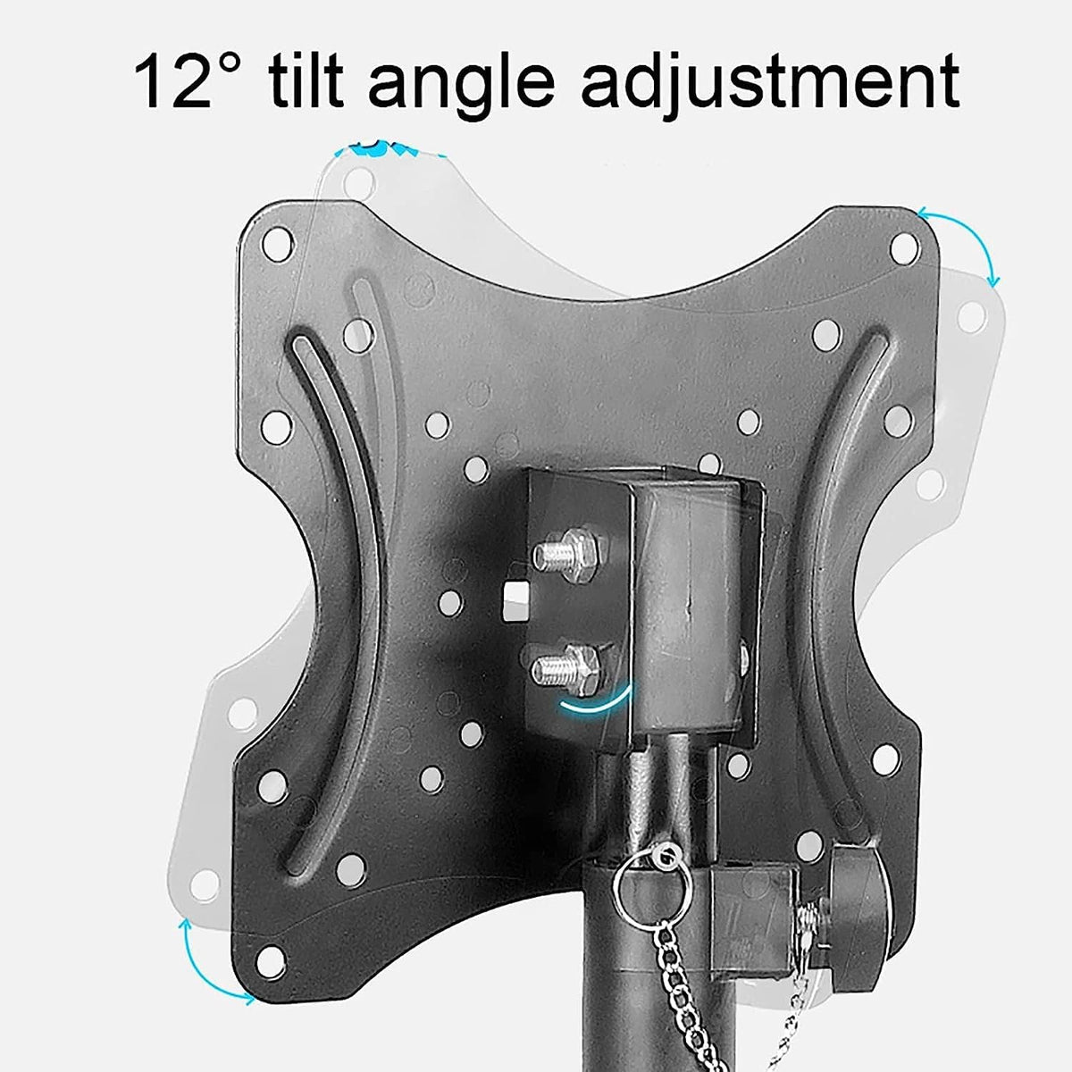 Universal TV Stand Multifunction Table Top TV Stand, 360° Swivel and Height Adjustable Tabletop TV Base, Fits 20-32inch Low Profile TVs, Max VESA 200x200mm TV Mount TV Stand