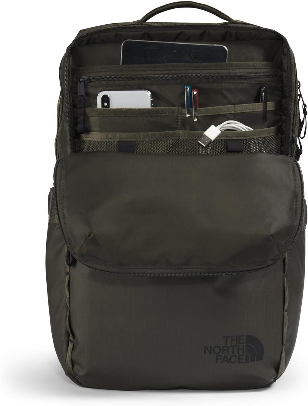 The North Face Base Camp Voyager Daypack, New Taupe Green/TNF Black-NPF, One Size