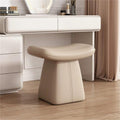 Vanity Chair Wooden Frame Makeup Stool Dressing Dinning Chair Leather Upholstered Vanity Bench for Living Room,Living Room