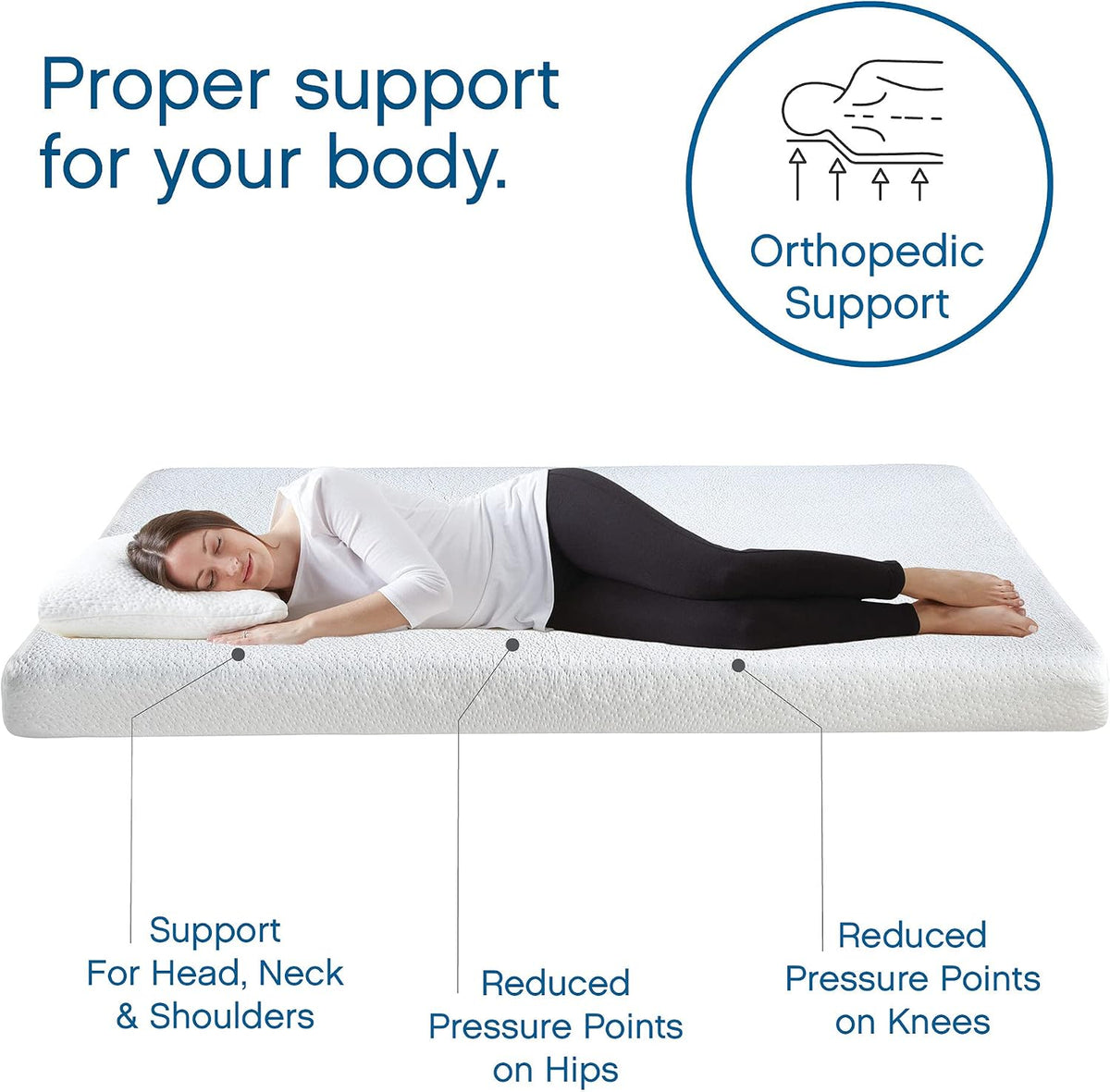 COOL GEL Chill Memory Foam 14-Inch Mattress with Pillow, CertiPUR-US Certified, Mattress in a Box, Twin XL, White