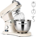 8.4QT Commercial Stand Mixer 800W with Aluminum Die Casting Meets the Standard of NSF/ANSI 8-2023, Mixers Kitchen Electric Stand Mixer with Stainless Steel 8L Bowl, Dough Hook, Whisk and Beater