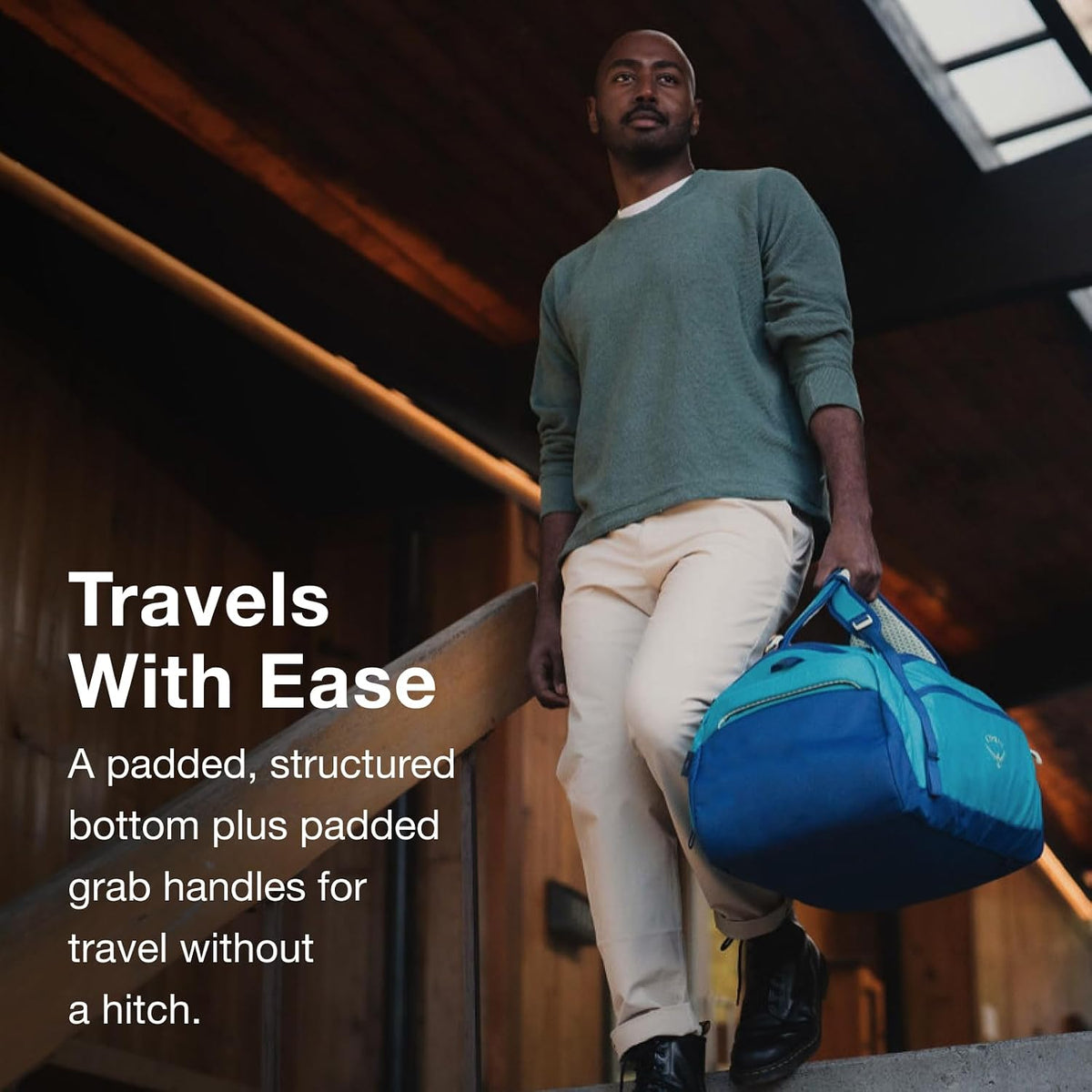 Osprey Daylite Duffel Backpack - Convertible Everyday Duffel Bag for Gym, Commute, and Travel