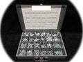 Metric J.I.S. Flange Nut & Bolt/Screw Assortment Kit M6, M8 & M10 400pcs Hardware Fastener Kit Set RV9103S