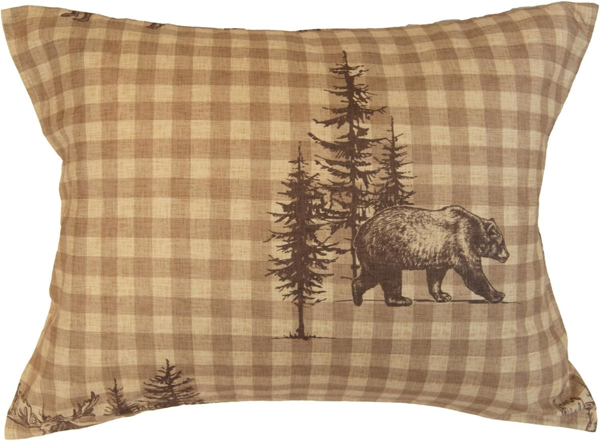 Donna Sharp Spruce Trail-King Comforter Set, Measures 104 x 96, Includes 1 Comforter and 2 King Shams, Machine Washable