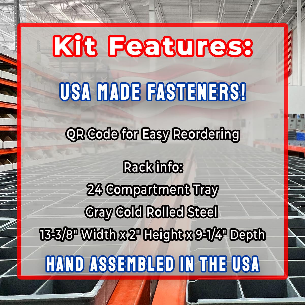 BoltsandNuts.com USA Made Grade 8 FINE Thread Hex Cap Bolts Screws, Finished Hex Nuts, Washers, Lock Washers Assortment Kit - 574 Pieces!