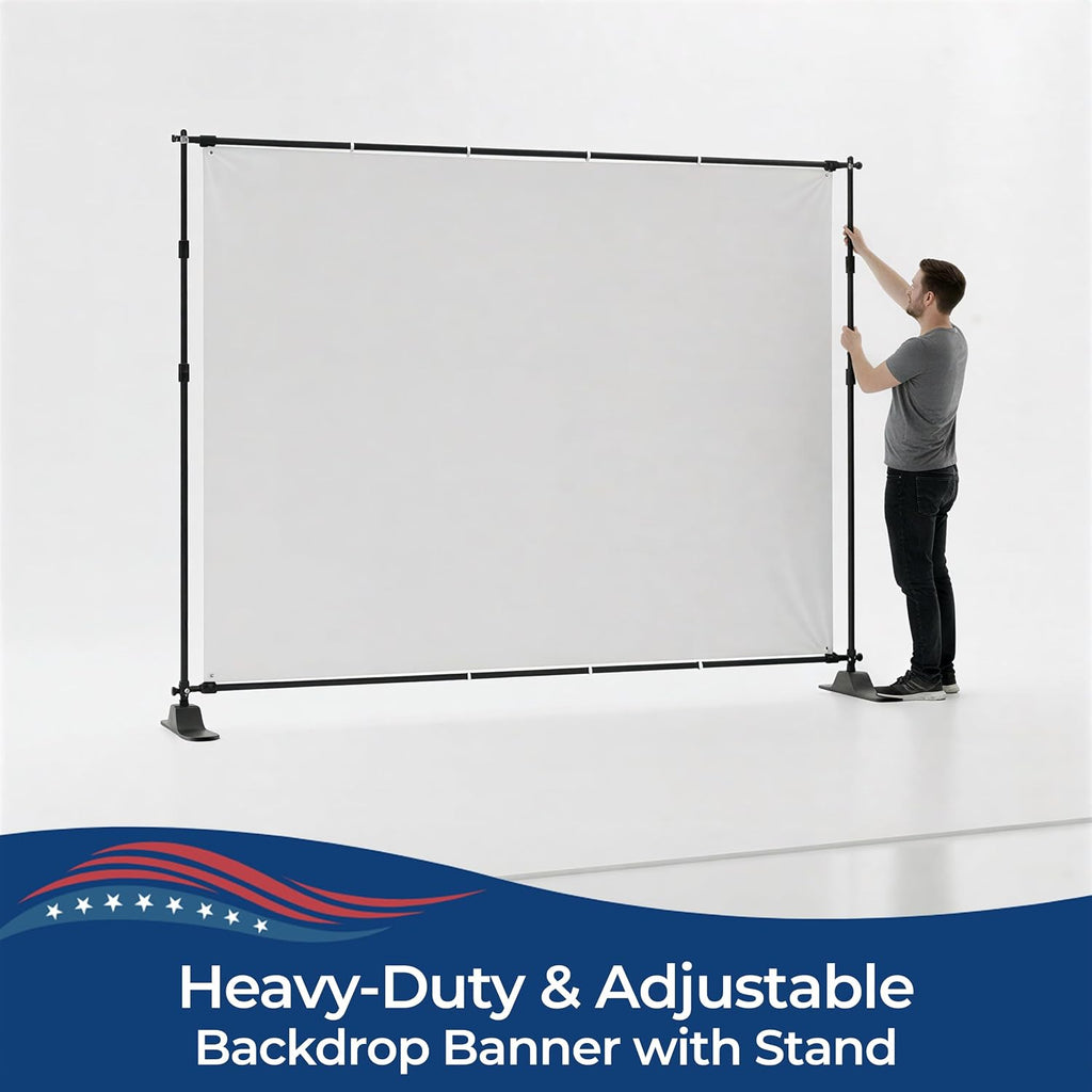 Custom Backdrop Step and Repeat By DC – Personalized Event Backdrop with Logo Print | Red Carpet, Photography Backdrop, Party Banner | Made in USA | Multiple Sizes.