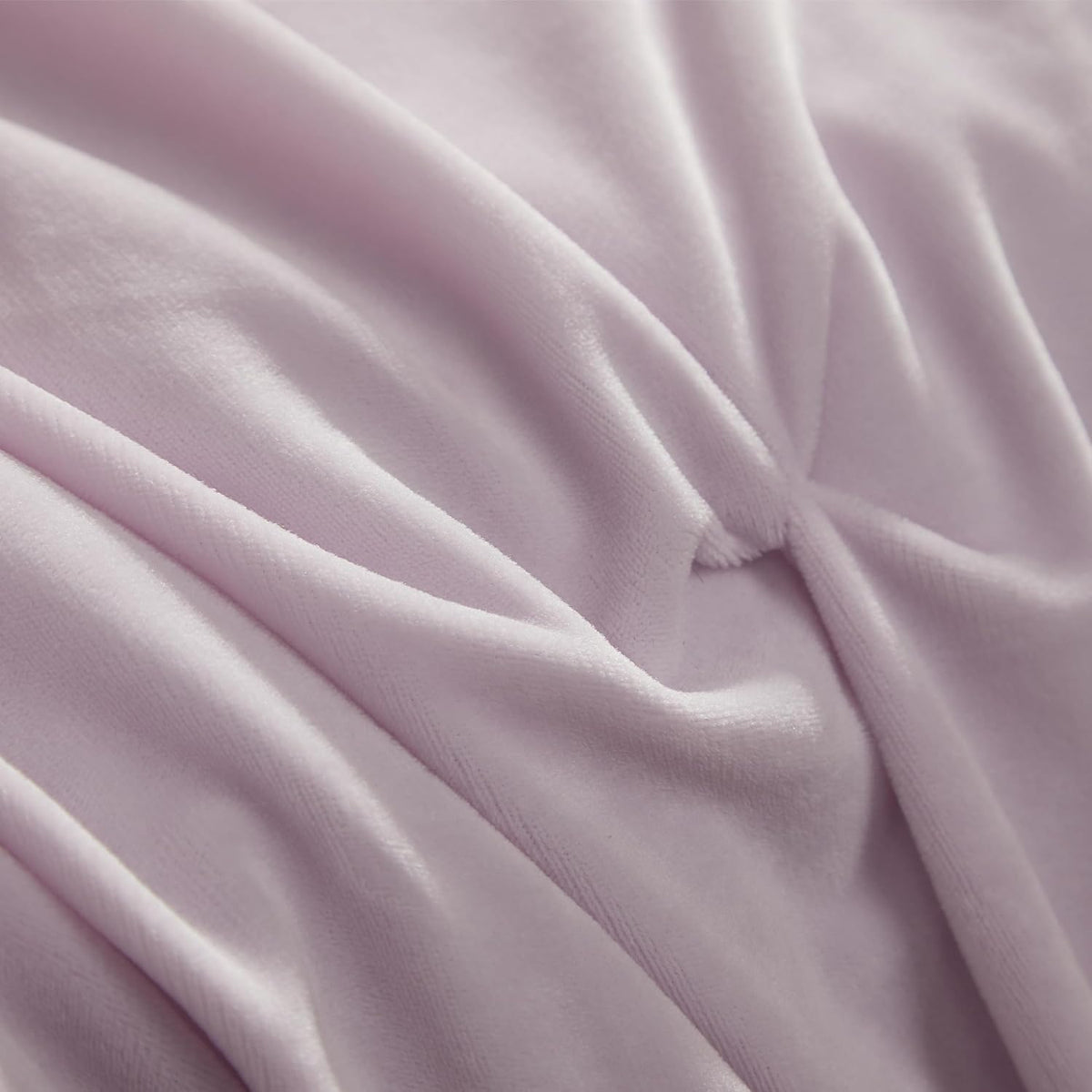 Juicy Couture Kiss Pleat Plush Micromink Lavender Purple Full/Queen Comforter Set - Cozy 3 Piece Bedding Ensemble