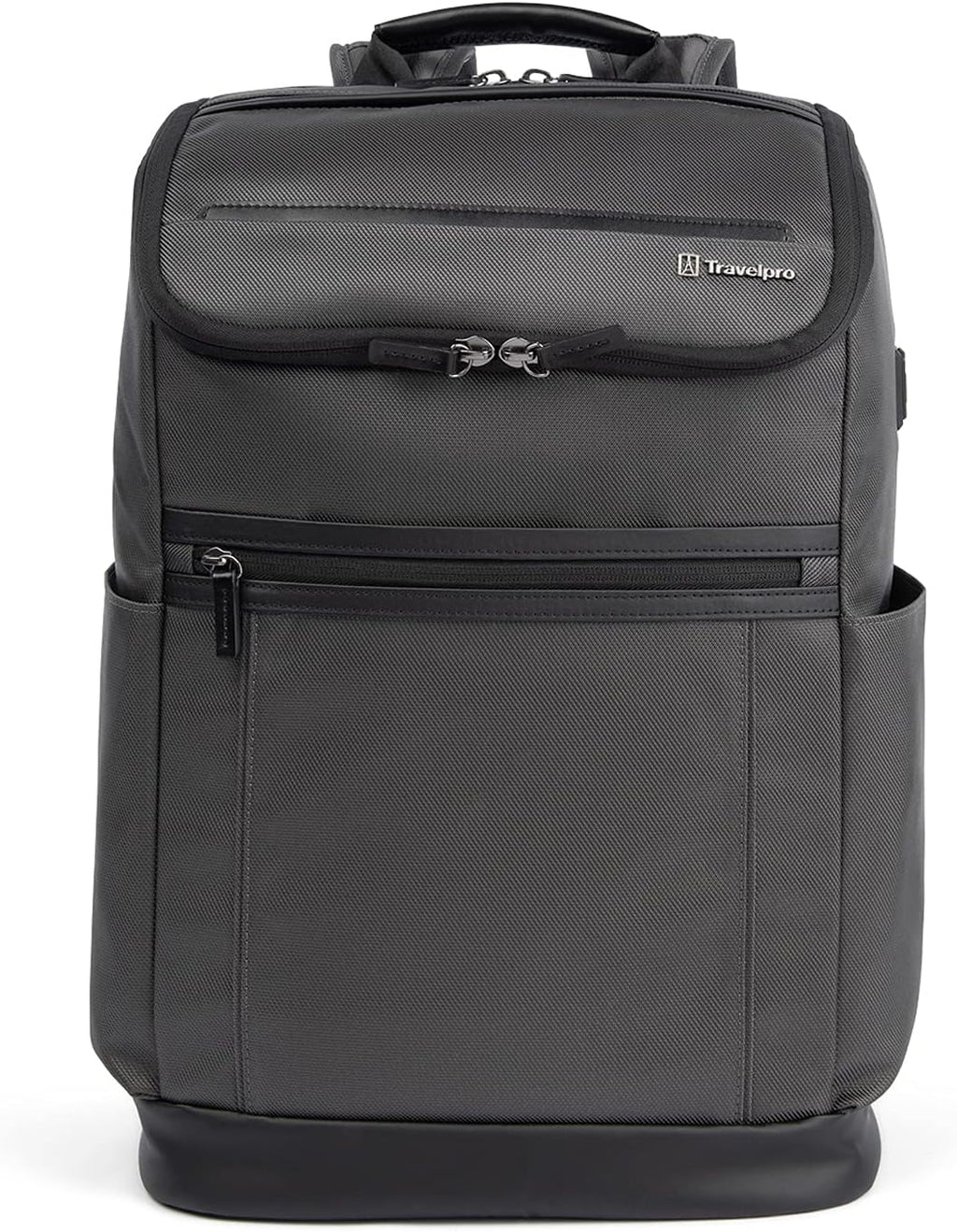 Travelpro Crew Executive Choice 3 Medium Top Load Backpack fits up to 15.6 Laptops and Tablets, USB A and C Ports, Men and Women, Titanium Grey