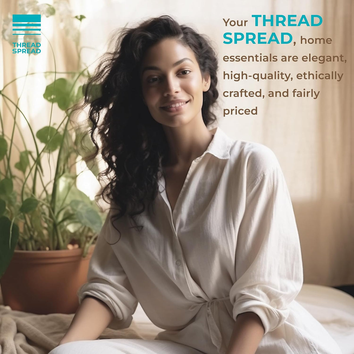 THREAD SPREAD 100% Egyptian Cotton King Size Sheets Set - 800 Series Euphoria Collection King Size Sheets (6 PC, Dark Grey), 16' Deep Pocket, Hotel Bed Sheet, Soft, Cooling, Sateen Bed Sheet