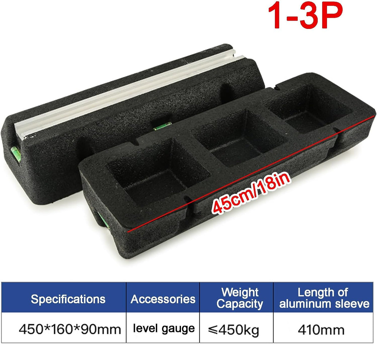 Floor Mounting Base Pad Kit, Universal Rubber Anti-Vibration Mini Split Pad, for Air Conditioners Condensers Heat Pump System(45cm/18in)
