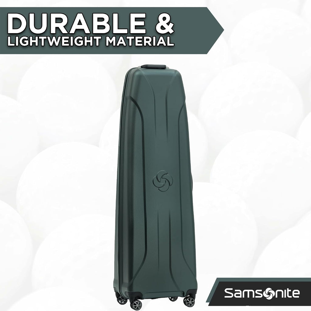 Samsonite Tour Pro Golf Travel Bags for Airlines, Hard Shell Golf Travel Case with Durable ABS, 360° Multi-Directional Shark Wheels, Lightweight Golf Club Travel Bag
