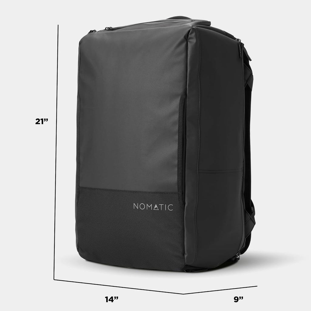 NOMATIC 40L Travel Bag- Convertible Duffel/Backpack, Carry-on Size, Everyday Use Laptop Bag, TSA Compliant