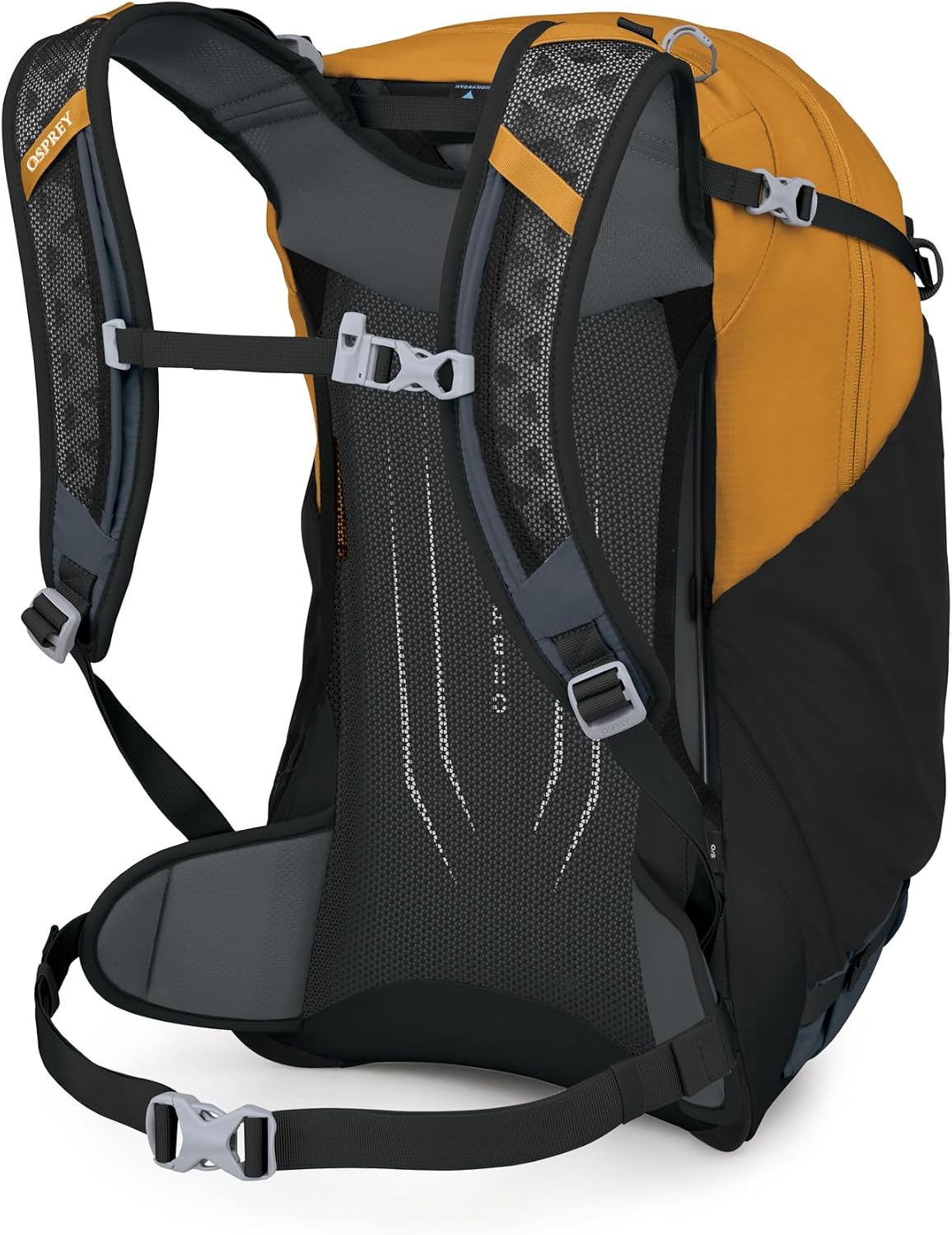 Osprey Hikelite 26L Durable Hiking Backpack - Travel Daypack with Rain Cover for Men and Women, Tungsten Yellow