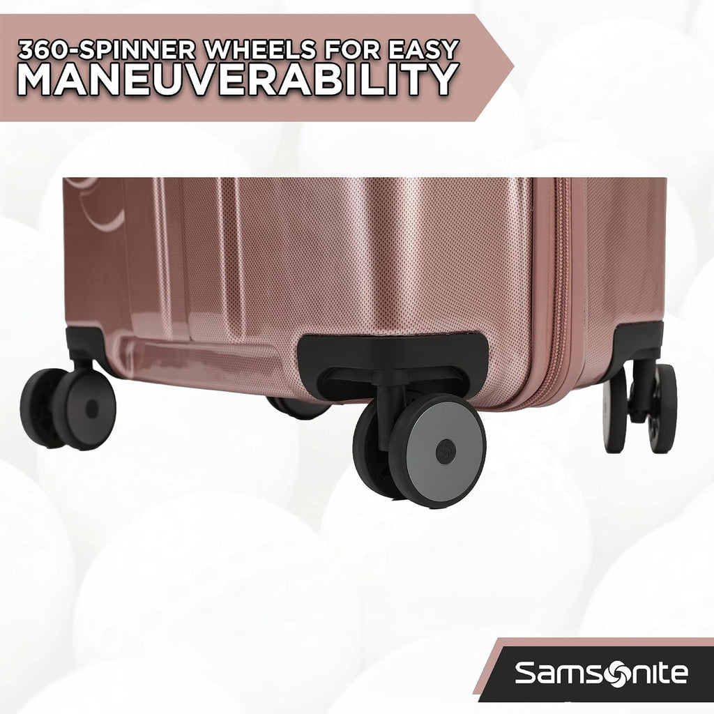 Samsonite Tour Deluxe Golf Hard Case Golf Travel Bag, Lightweight & Durable ABS Shell, 360 Degree Multi-Directional Wheels