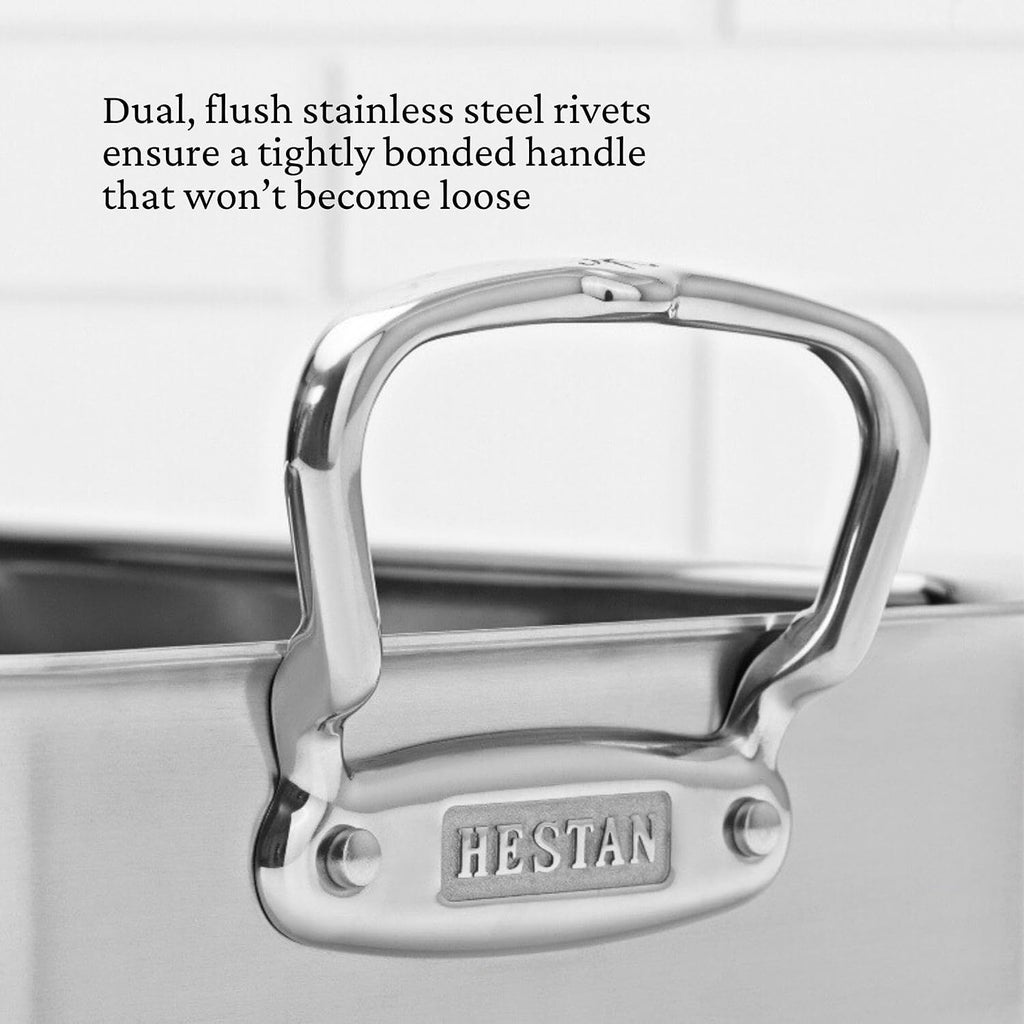 Hestan Provisions – 16.5' Classic Clad Roaster with Stainless Steel Rack