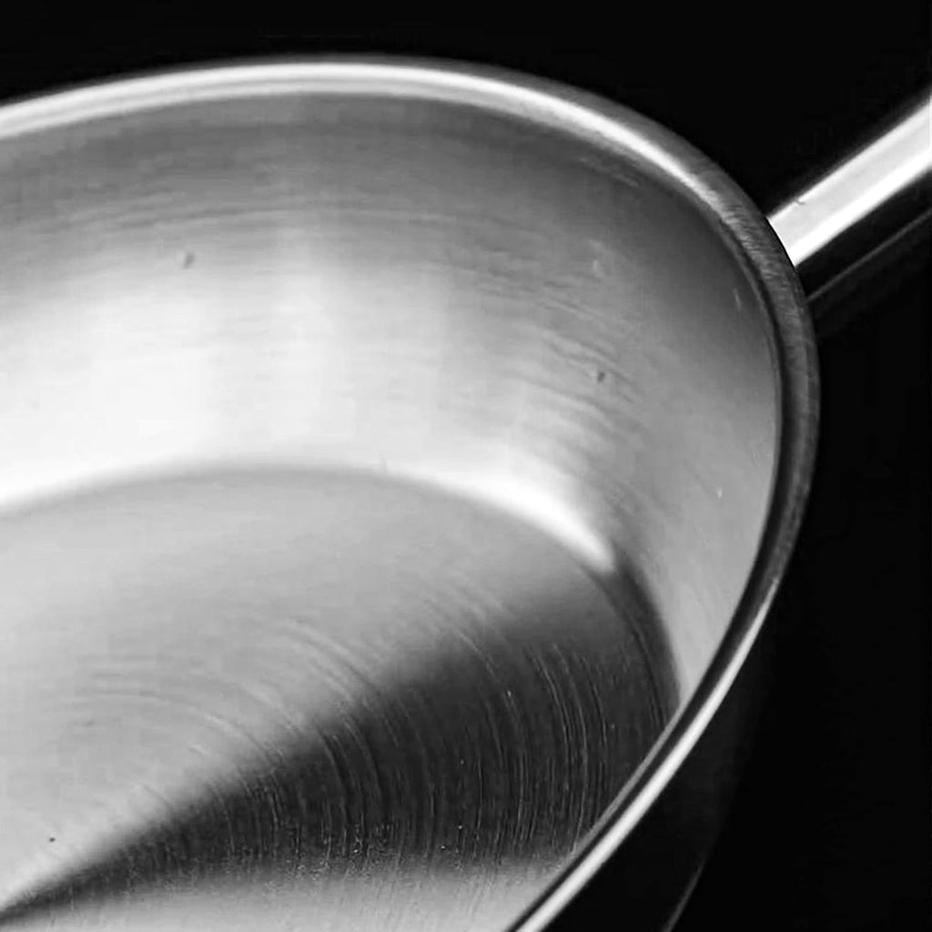 Stainless Steel Cookware Set, 2 Sauciers, 3-Quart Saute, 10-Quart Brazier, 2 Frying Skillets, 8-Quart Stockpot, Induction Cookware Set (12 Pieces)