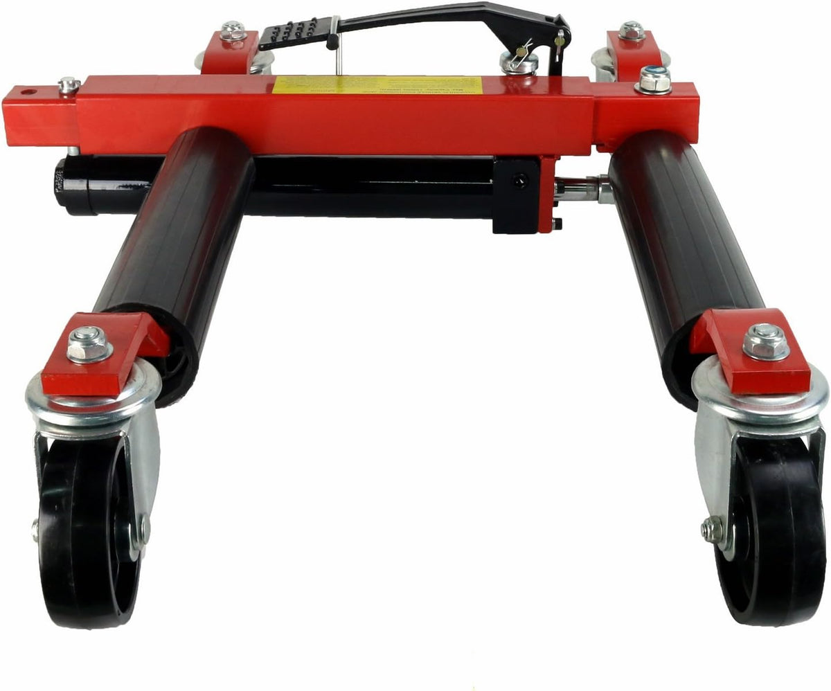 (4) Dragway Tools 12 in. 1500 lb. Hydraulic Wheel Dolly Vehicle Positioning Jacks Lift Hoist