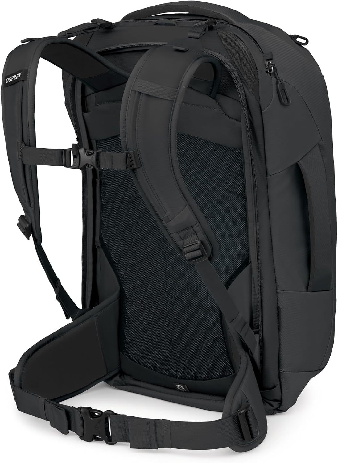 Osprey Farpoint 40L Men's Travel Backpack - Carry On Bag with Laptop Sleeve and Toiletry Pocket, Black