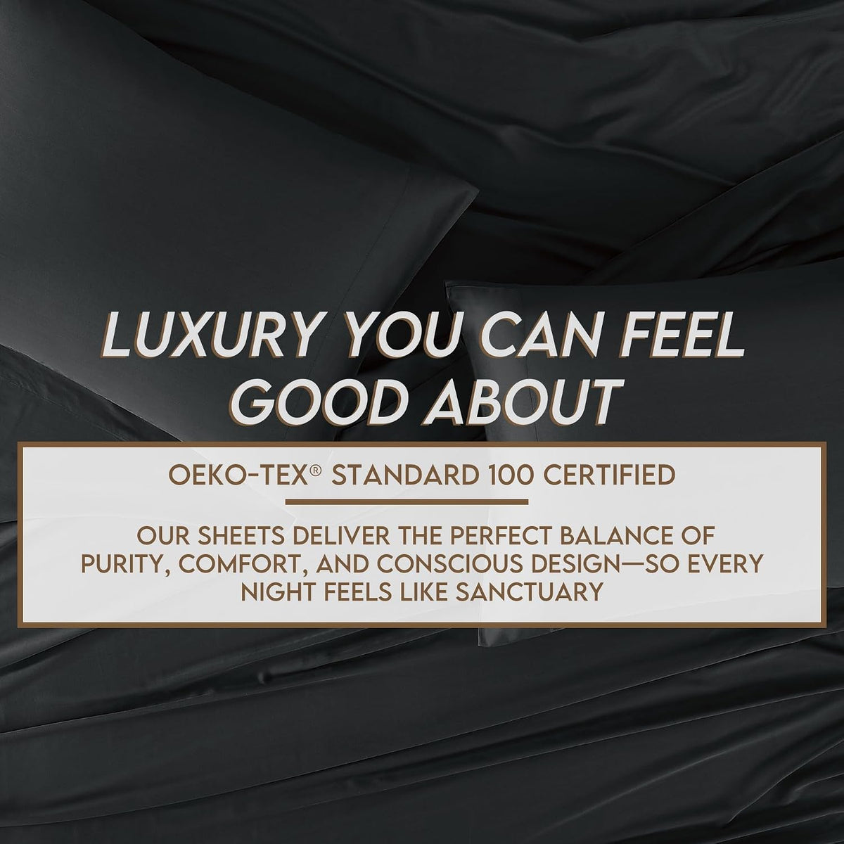 Brooklyn Loom 300 Thread Count 100% Rayon from Bamboo Charcoal 4 Piece Queen Sheet Set