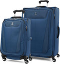 Travelpro Maxlite 5 Softside Expandable Luggage with 4 Spinner Wheels, Lightweight Suitcase, Men and Women, Sapphire Blue, 2-Piece Set (21/29)