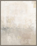 Amanti Art Framed Canvas Wall Art 28x23 Gray Morning Light II by Courtney Prahl, Framed Wall Art Canvas, Abstract Artwork, Country Rustic Decor, Medium Poster Painting for Living Room, Bedroom,