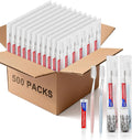 500pcs Disposable Toothbrushes, 2 Color, Travel Toothpaste for Homeless, Airbnb, Hotel