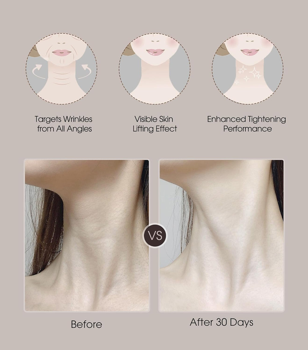Intelligent Neck Lifting Device, 3 Color LED Neck Massager with Remote Control for Facial Massager | at Home Skin Care Tool