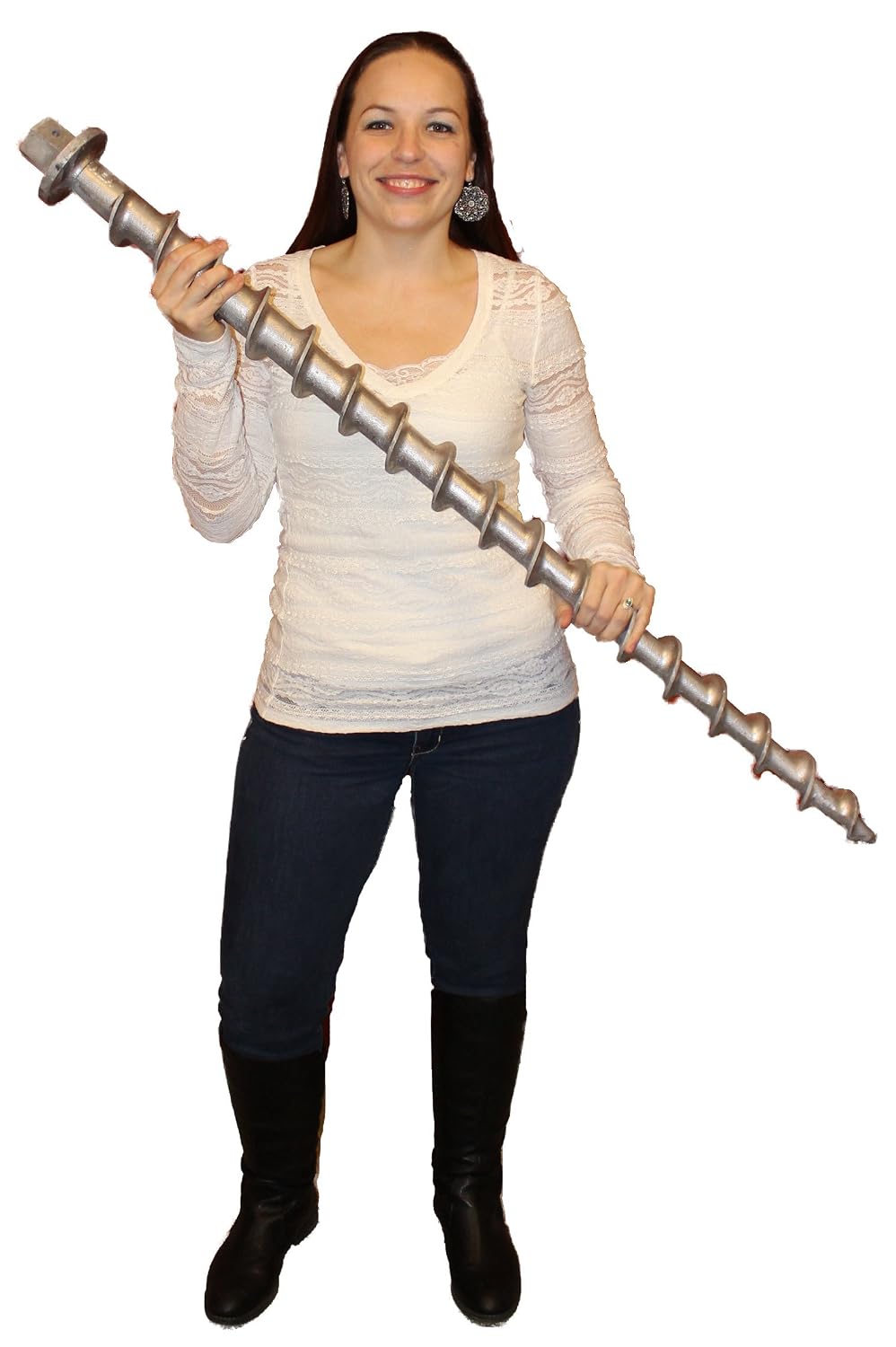American Earth Anchors - PE46-Hex Penetrator 46' Aluminum Screw Anchor Holds Upto 14,000lbs