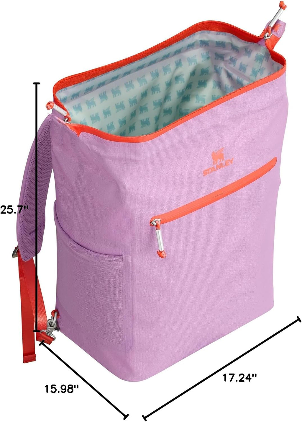 Stanley All Day Madeleine Backpack Soft Cooler 20 Can Cooler with Handle and Shoulder Straps Insulated Travel Bag with Zipper BPA-Free