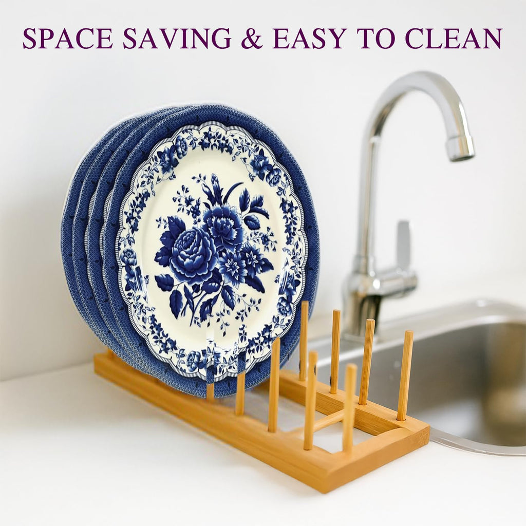 Tudor Royal 12-Piece Porcelain Round Dinnerware Set, Service for 4, Victoria Blue Design, Blue Floral, Plates Bowls Dishes, Glossy, Premium Quality Tableware, Unique Pattern