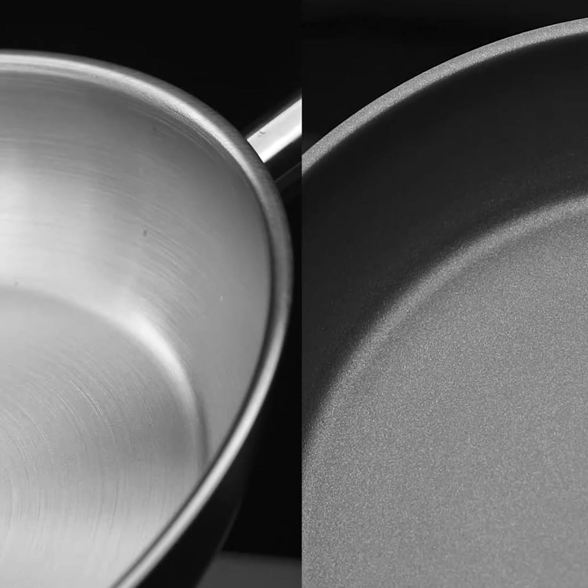 Stainless Steel Pots And Pans Set, Induction Cookware Set With 2 Saucepans, 2 Fry Pans Non-Stick, 5 Qt Sauté Pan And 12 Qt Stock Pot, Stainless Steel Cookware Set (10-Piece)