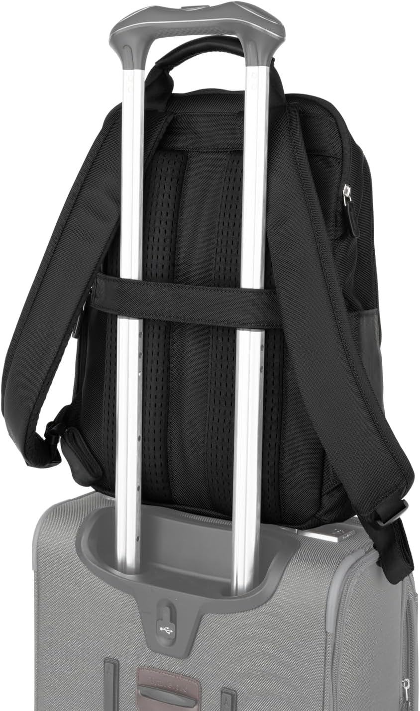 Travelpro Platinum Elite Slim Laptop Travel Backpack, Fits up to 16 Inch Laptop, Business, Water Resistant, Men and Women, Black