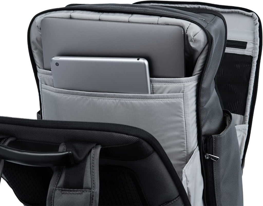 Travelpro Crew Executive Choice 3 Large Backpack Fits Up to 15.6 Laptops and Tablets, USB a and C Ports, Men and Women, Titanium Grey