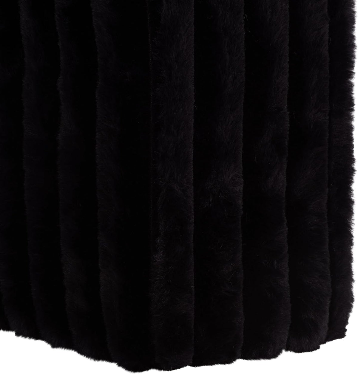 SAFAVIEH Home Collection - Arihana Curved Waterfall Bench, Black Upholstered Seating (BCH6405A)