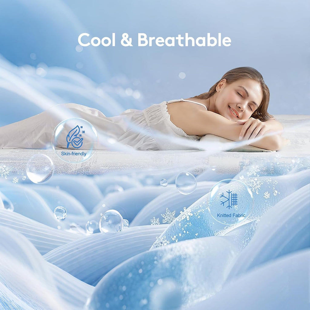 Twin XL Mattress, 14' XL Twin Size Mattress Hybrid with Premium Gel Memory Foam and Edge Support 7-Zone Pocket Springs, Motion Isolation & Pressure Relief, Medium Firm Comfort in a Box