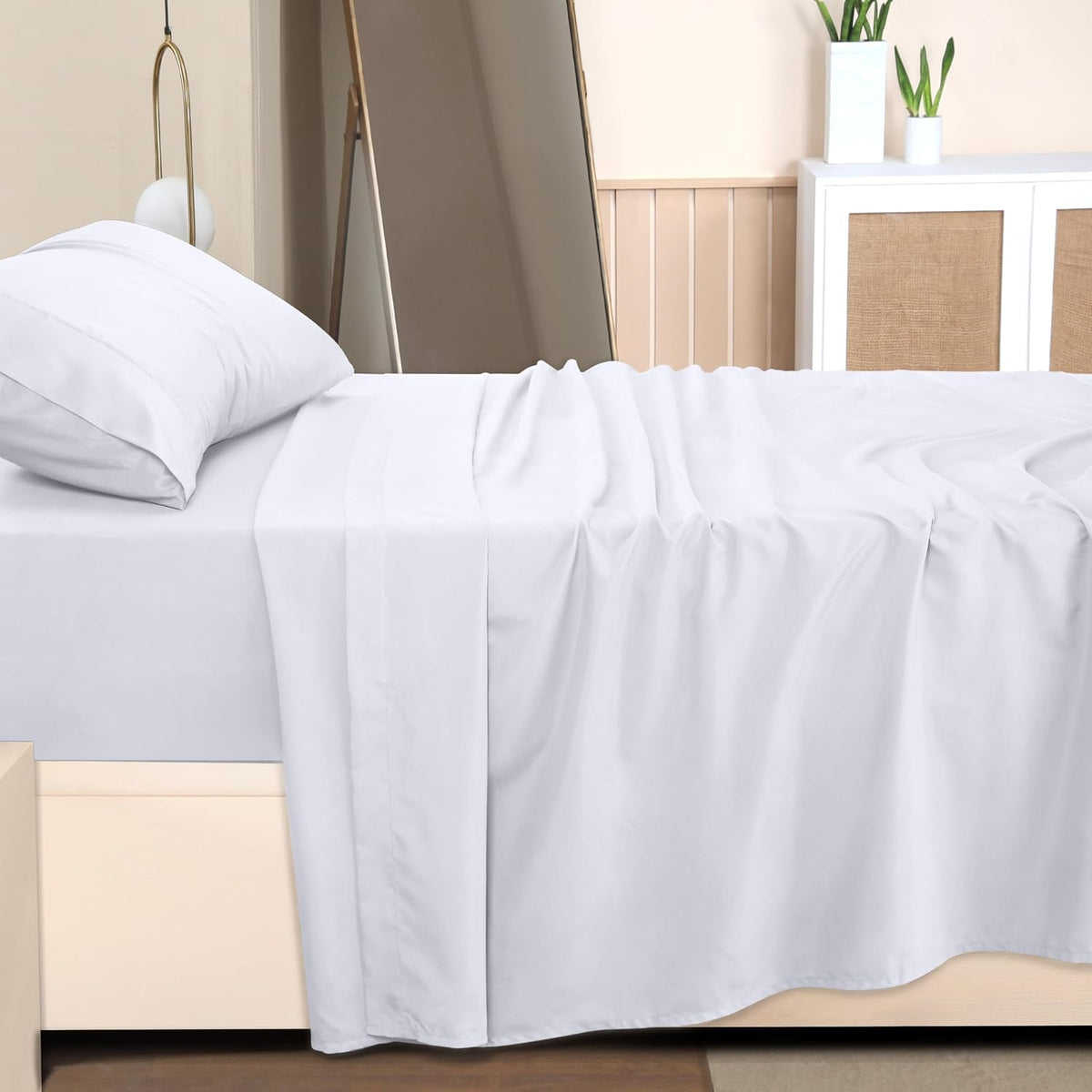 Utopia Bedding Twin Size Sheet Set - Bulk Pack of 10 Bed Sheets Set - Soft Brushed Microfiber - Deep Pockets - Shrinkage & Fade Resistant - Easy Care (White)