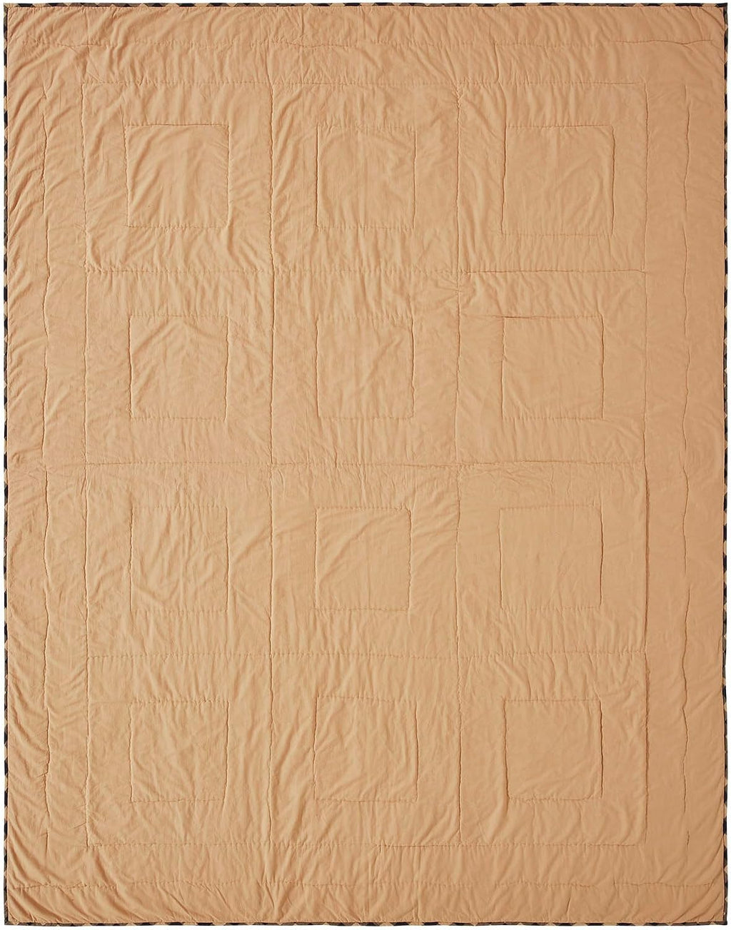 VHC Brands Pip Vinestar 3 Piece Quilt Set (1 Twin Quilt, 2 Standard Shams)