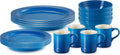 Le Creuset Stoneware Dinnerware Set, 16 pc., Marseille