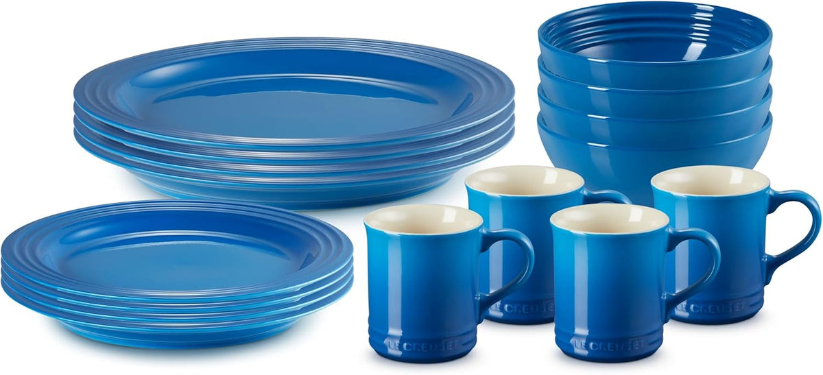 Le Creuset Stoneware Dinnerware Set, 16 pc., Marseille