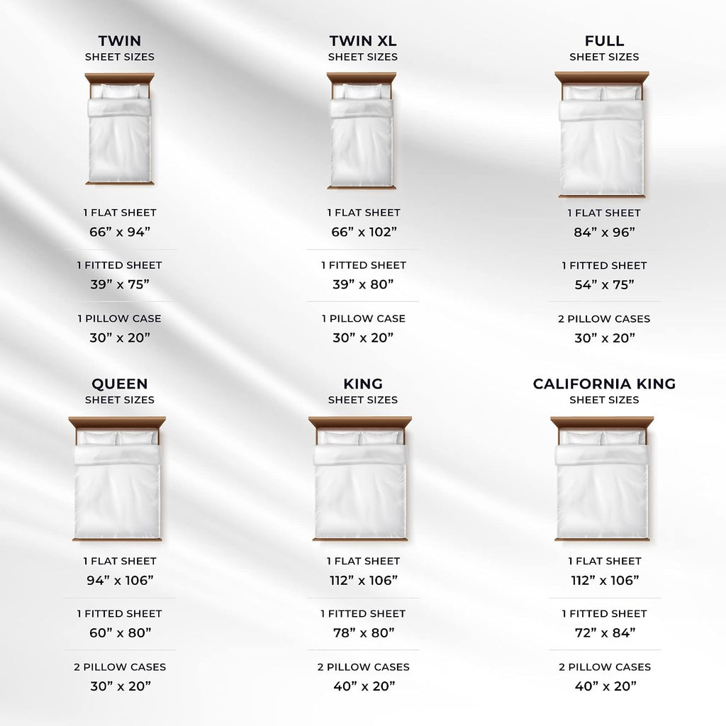 Tribeca Living Twin XL Bed Sheet Set, Crisp and Smooth Egyptian Cotton Percale Solid Sheets and Pillowcase Set, Extra Deep Pocket, 350 Thread Count, 3-Piece Luxury Bedding, White