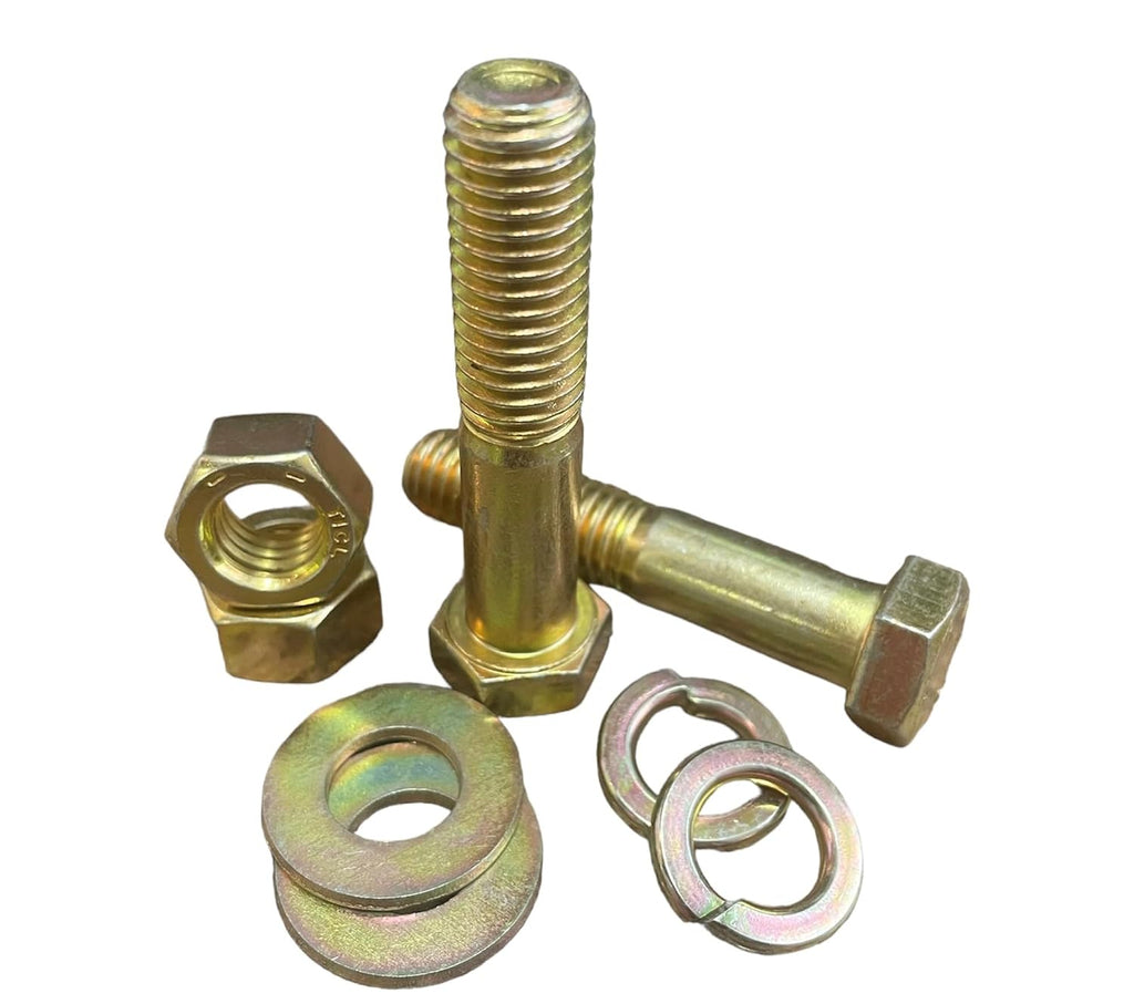 M&M Fasteners 2,510 Piece Grade 8 Coarse Thread Nut Bolt Hex Bolt & Washer Assortment Kit (Fasteners Only)