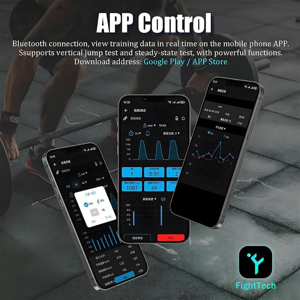 Portable Velocity Based Training Tool Device,Speed and Strength Linear Encoder with App Control,Vbt Linear Position Transducers for Gym,50h Battery & Realtime Training Data Tracking