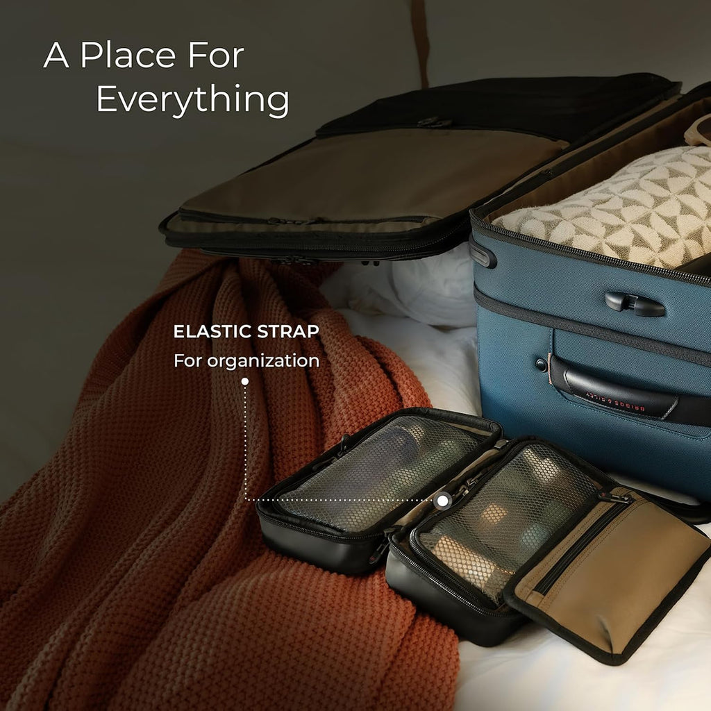 Briggs & Riley Toiletry Kit - Travel Bags for Women & Men, Organizer for Vacation, Dopp Kit for Bathroom Accessories, Makeup, & Skincare