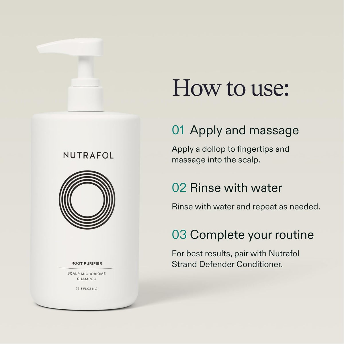 Nutrafol Shampoo, Cleanse and Hydrate Hair and Scalp, Improves Hair Volume, Strength and Texture, Physician-formulated for Thinning Hair, Color Safe, Sulfate Free